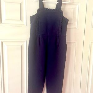 Romper in navy blue for girls